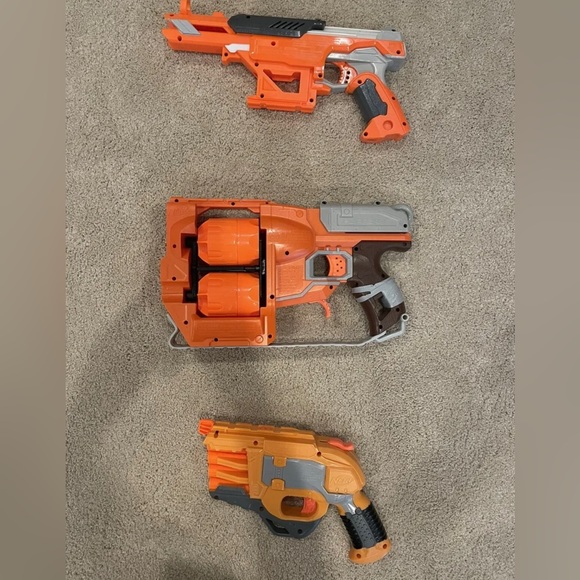 Lot of 3 Nerf guns, foam bullets included! - Picture 2 of 2